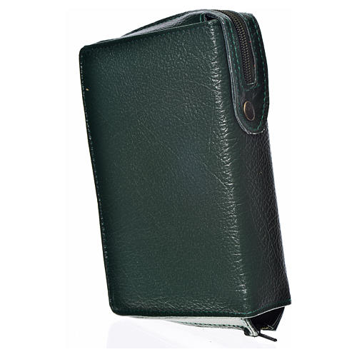 Morning & Evening prayer cover green bonded leather Holy Trinity 2