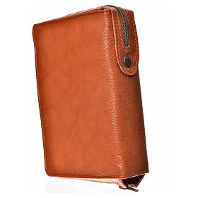 Morning & Evening prayer cover brown bonded leather, Our Lady of the Tenderness