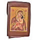 Morning & Evening prayer cover bonded leather, Our Lady of the Tenderness s1