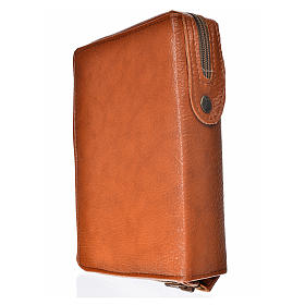 Morning & Evening prayer cover brown bonded leather with Holy Trinity image