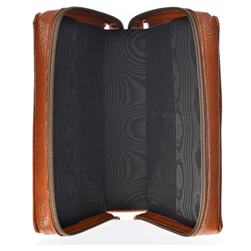Morning & Evening prayer cover brown bonded leather with Holy Trinity image 3