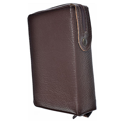 Morning & Evening prayer cover dark brown bonded leather with image of Christ Pantocrator 2