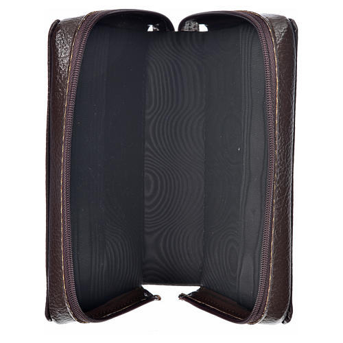 Morning & Evening prayer cover dark brown bonded leather with image of Christ Pantocrator 3