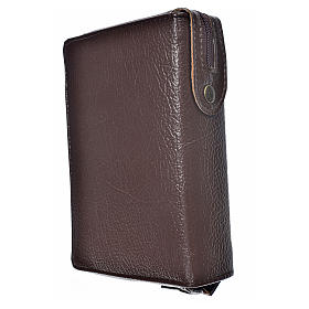 Cover Morning & Evening prayer in dark brown bonded leather