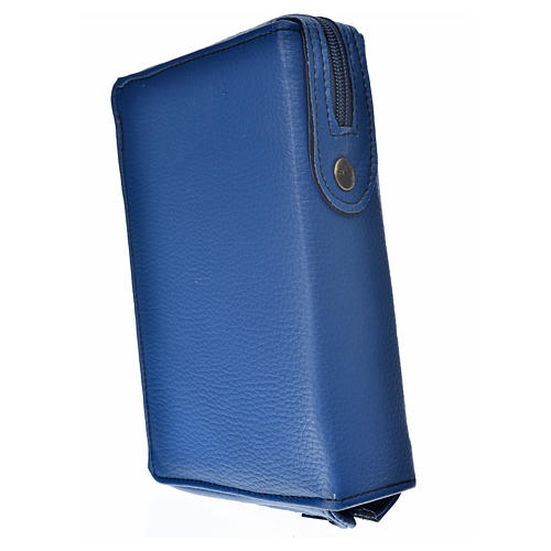 Cover Morning & Evening prayer blue bonded leather Our Lady of Tenderness 2