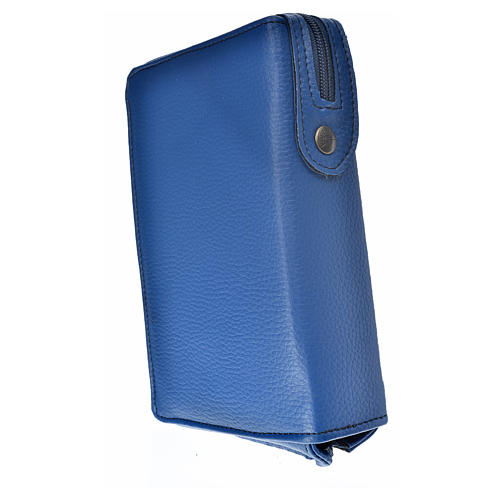 Cover Morning & Evening prayer blue bonded leather Divine Mercy 2