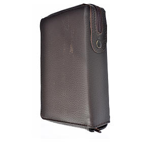 Morning and Evening Prayer cover genuine leather, image of Our Lady of Kiko
