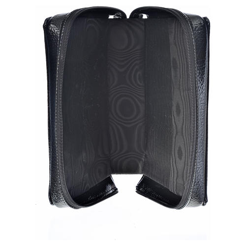 Morning and Evening prayer cover in black leather imitation with image of Christ Pantocrator holding a closed book 3