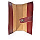 Burgundy leather imitation Morning and Evening prayer cover s3