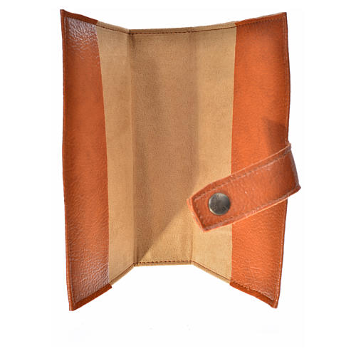 Brown Morning and Evening prayer cover in leather imitation 3