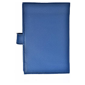 Morning and Evening prayer cover with image of Our Lady in blue leather imitation