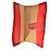 Our Lady cover for Morning and Evening prayer in red leather imitation s3