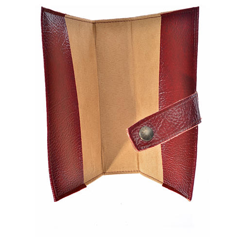 Morning and Evening prayer cover in leather imitation with image of Mary Queen of the Third Millennium 3