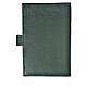 Morning and Evening prayer cover with Trinity image in green leather imitation s2