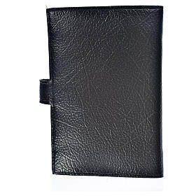 Morning and Evening prayer cover in black leather imitation with image of Mary Queen of the Third Millennium