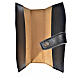 Morning and Evening prayer cover with Trinity image in black leather imitation s3