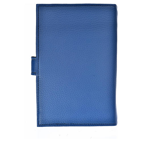 Mary Queen of the Third Millennium cover for Morning and Evening Prayer in blue leather imitation 2