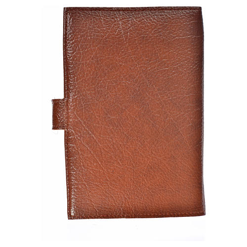 Cover for Morning and Evening Prayer in leather imitation with image of Our Lady and Baby Jesus 2