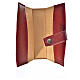 Burgundy leather imitation cover for Morning and Evening Prayer with image of Our Lady s3