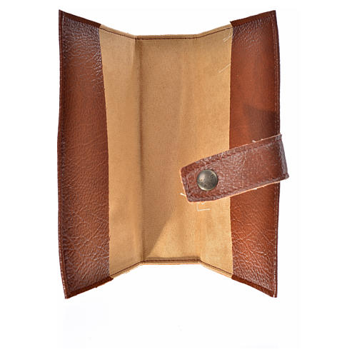 Morning and Evening Prayer cover with image of the Holy Family in leather imitation with automatic button 3
