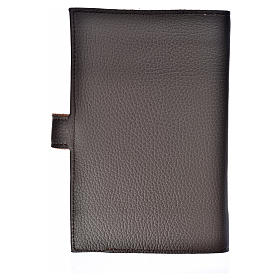 Morning and Evening prayer cover in leather with image of Our Lady of Vladimir