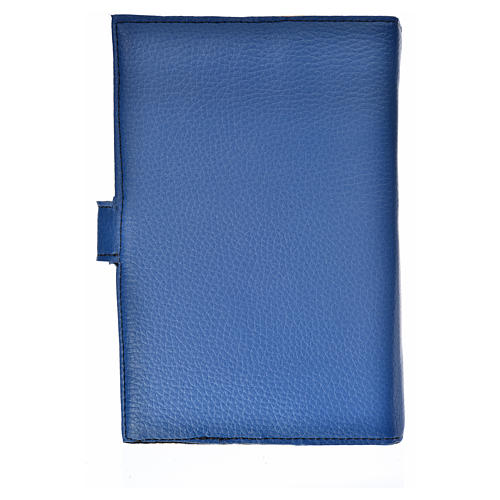 Cover Morning and Evening prayer blue bonded leather Our Lady 2
