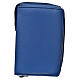 Daily prayer cover, light blue bonded leather s1