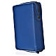 Daily prayer cover, light blue bonded leather s2