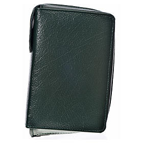 Daily prayer cover, green bonded leather