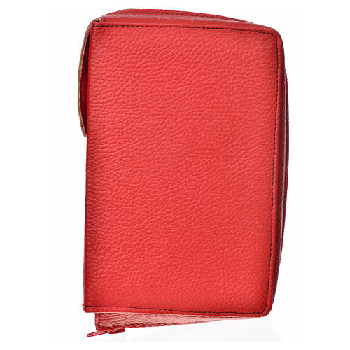Cover for the Daily prayer, red bonded leather 1
