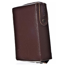 Daily prayer cover in bonded leather with image of Our Lady and Baby Jesus
