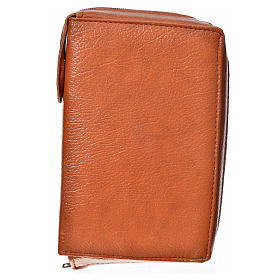 Daily prayer cover, brown bonded leather