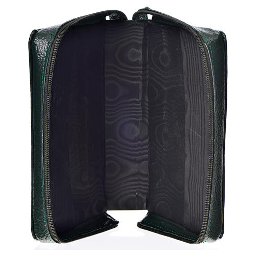 Daily prayer cover green bonded leather Holy Trinity 3