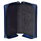 Daily prayer cover blue bonded leather with Holy Trinity s3
