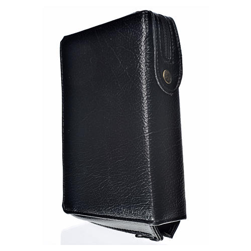 Daily prayer cover black bonded leather, Christ Pantocrator with open book image 2
