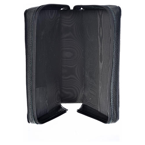 Daily prayer cover in black leather imitation with Christ Pantocrator image 3