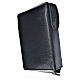 Daily prayer cover in black leather imitation with image of the Holy Trinity s2