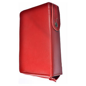 Daily prayer cover red leather Christ