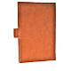 Daily Prayer cover in brown leather s2
