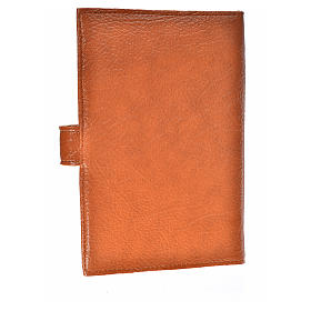 Daily Prayer cover in brown leather