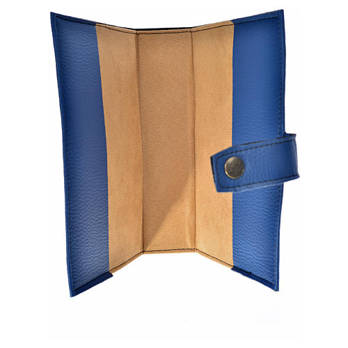 Daily Prayer cover in blue bonded leather, Madonna 3