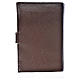 Daily Prayer cover in dark brown bonded leather, Holy Family s2
