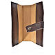 Daily Prayer cover in dark brown bonded leather, Holy Family s3