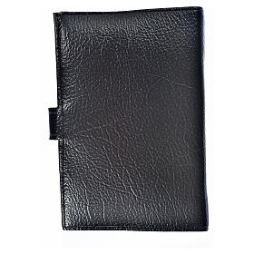 Daily Prayer cover in black bonded leather, Mother of Tenderness