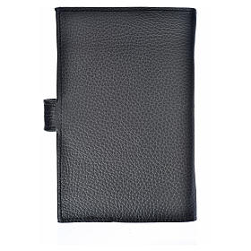 Daily Prayer cover in black leather, Trinity