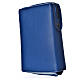 Catholic Bible Anglicized cover, light blue bonded leather with image of Our Lady of Kiko s2