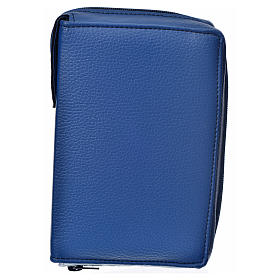Navy Blue Catholic Bible Anglicized Cover in Bonded Leather