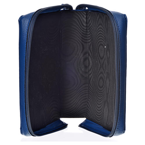 Navy Blue Catholic Bible Anglicized Cover in Bonded Leather 3