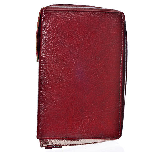 Cover for the Catholic Bible Anglicized, burgundy bonded leather 1