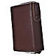 Catholic Bible Anglicized cover in bonded leather with image of Our Lady and Baby Jesus s2